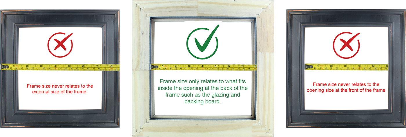 picture frame sizes