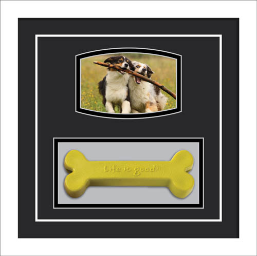 Personalised Pet Photo Picture frame Dog Collar Memory frame