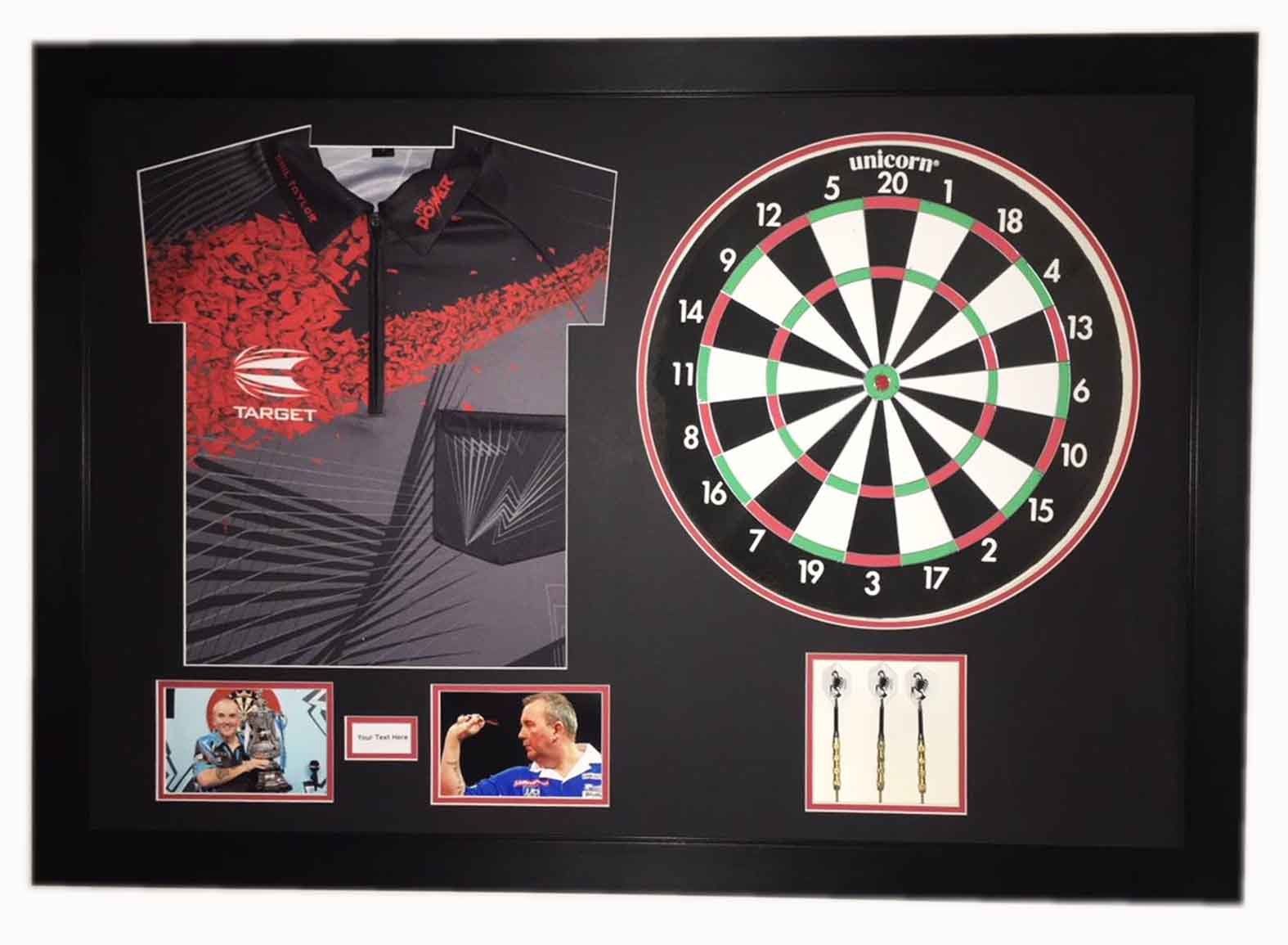 3D Display Case For World Professional Darts Championship Phil Taylor Memorabilia