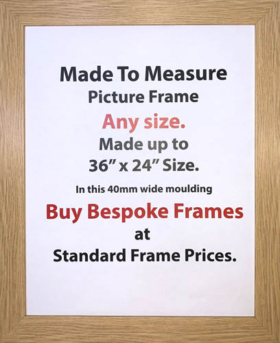 Picture Framing Online any size made to measure | 40mm Wide Moulding