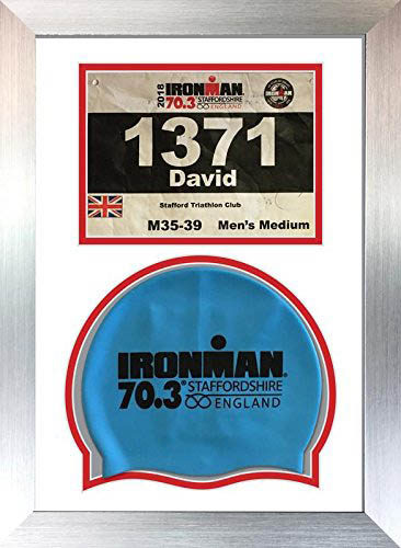 Ironman Staffordshire 70.3 triathlon marathon, display frame