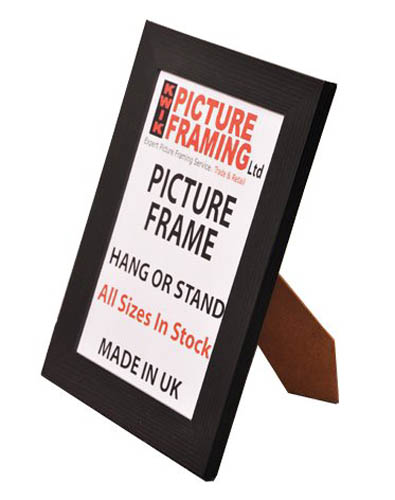 Flat Black Picture Frame 40mm ( All Sizes Available)