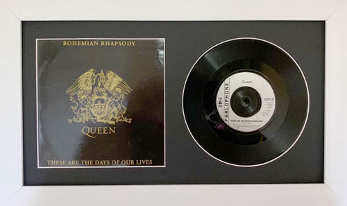 10 Inch Single Vinyl LP Record Frame with Album Cover