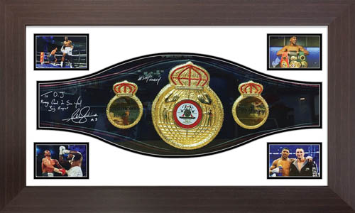 Boxing Belt Display Case Frame For WBA belt Sport Memorabilia Framing