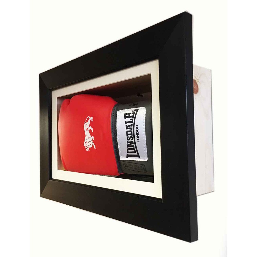 3D Boxing Glove Display Case For Signed Single Glove – Hang Landscape Or Portrait