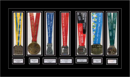 Marathon Medal Display Frame for Triathlon and London Marathon Picture Frame