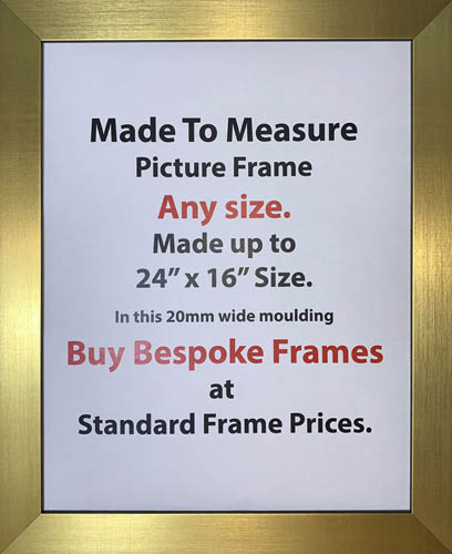 Bespoke Custom Made Picture Frames Photo Frames Poster Size Frames | 20mm Wide Moulding