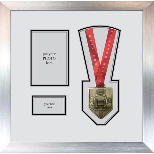 London Marathon 2019 Display Frame for medal, Title and Photo