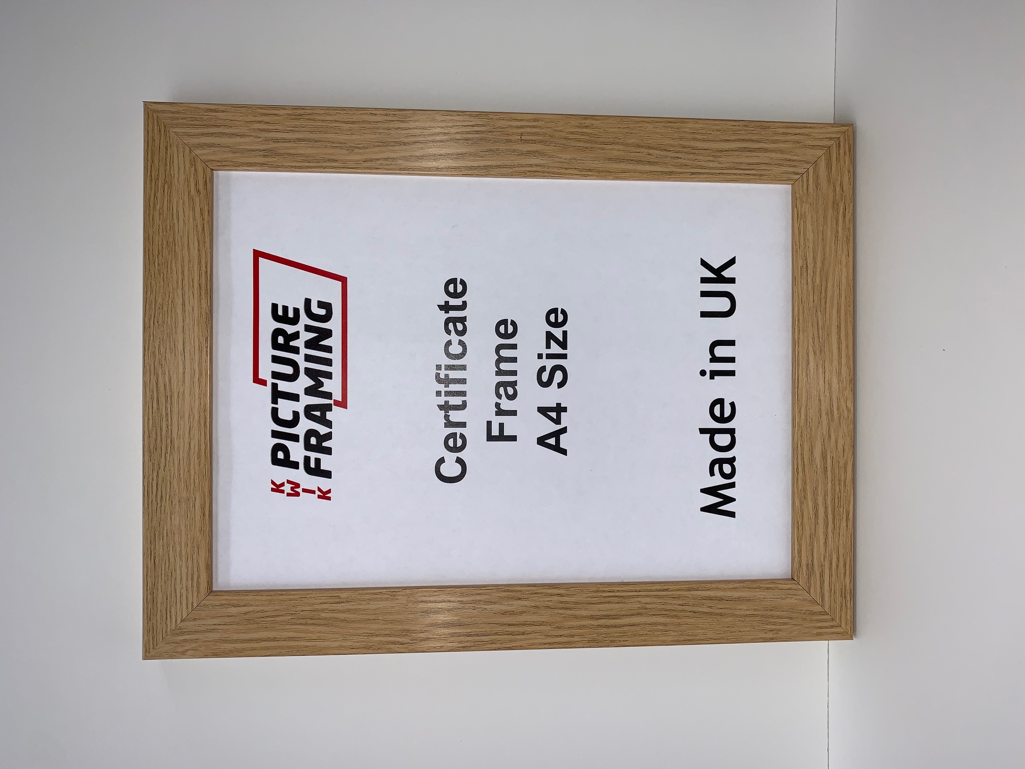 A4 Certificate Frame