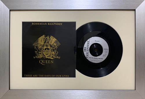 12 Inch Single Vinyl LP Record Frame with Album Cover (Merged)