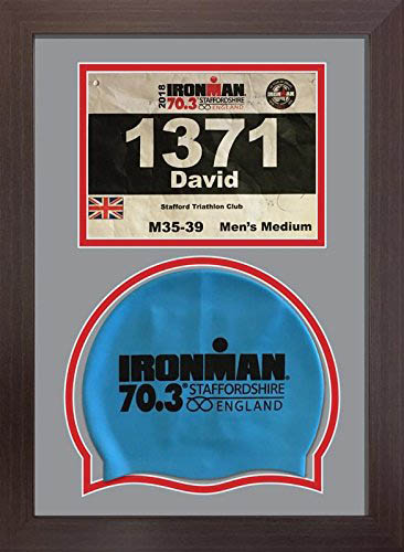 Ironman Staffordshire 70.3 triathlon marathon, display frame