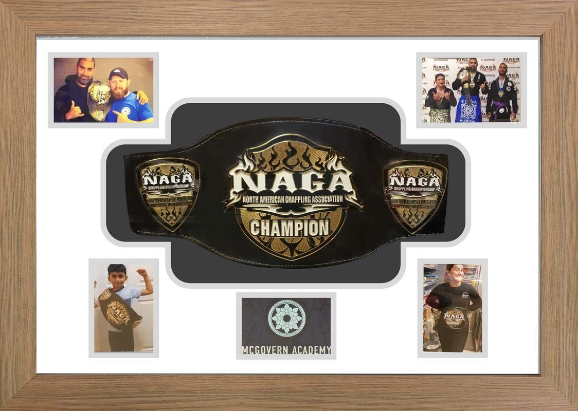 Naga Grappling Championship Belt Display Case. 3D MMA UFC belt display case