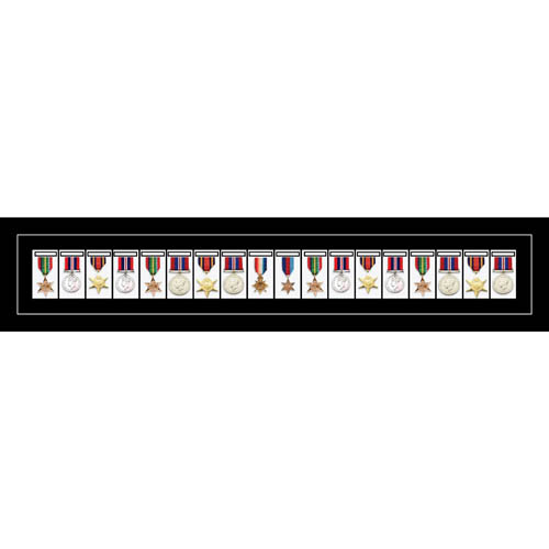 Medal Frame 3D Box Display Frame For 18x World War Military Single Or Group Medals