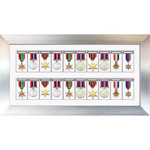 Medal Framing 3D Box Display Frame Case For 20X World War Military Single Or Group Medals