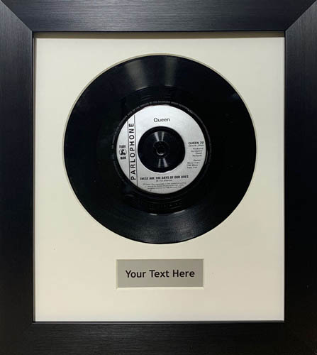 Mahogany Frame Black Mount Kwik Picture Framing Ltd Frame for Single 12 Vinyl LP Record with merged Album Cover 
