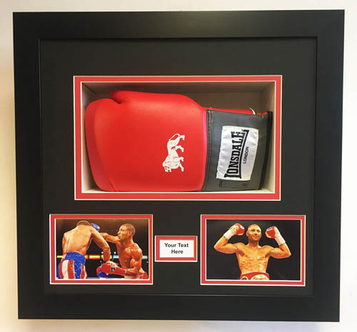 Boxing Glove Frame Ideal For Signed Boxing Gloves with choice of frame colours