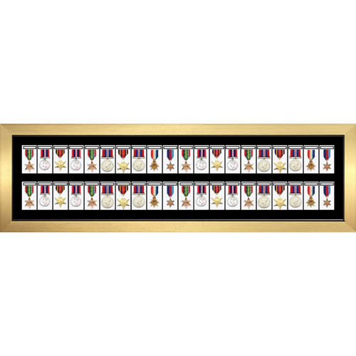 Medal Framing 3D Box Display Frame Case For 40X World War Military Single Or Group Medals