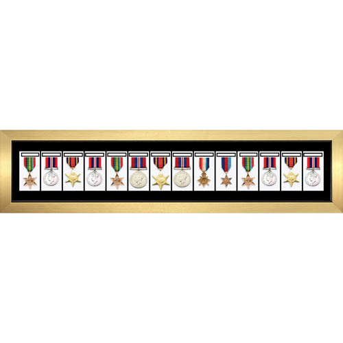 Medal Frame 3D Box Display Frame For 14x World War Military Single Or Group Medals