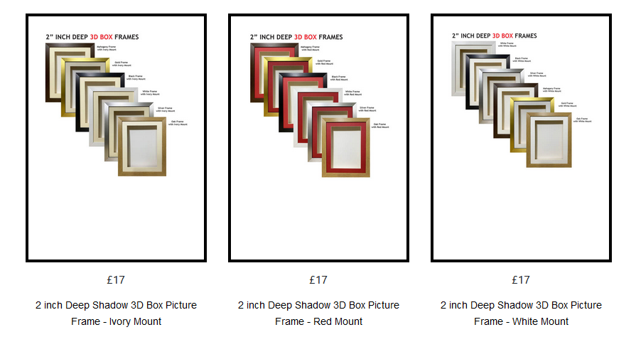 Box Frames Wholesale Prices UK