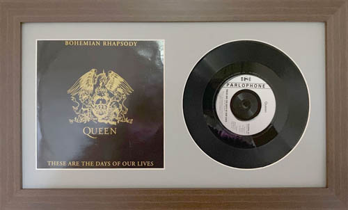 12 Inch Single Vinyl LP Record Frame with Album Cover