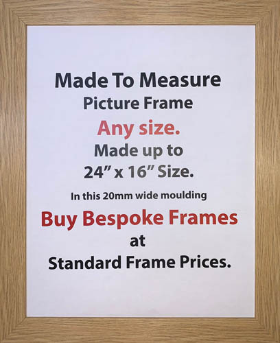 Picture Framing Online any size made to measure | 20mm Wide Moulding