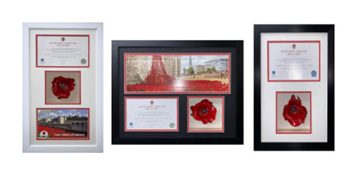 Tower of London Poppy Frame