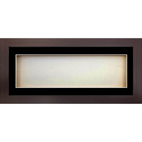 Rectangle 3D Cube panoramic box frames for baby cast - Black Mount