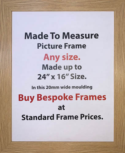 Made to Measure Online Picture Photo frames | 20mm Wide Moulding