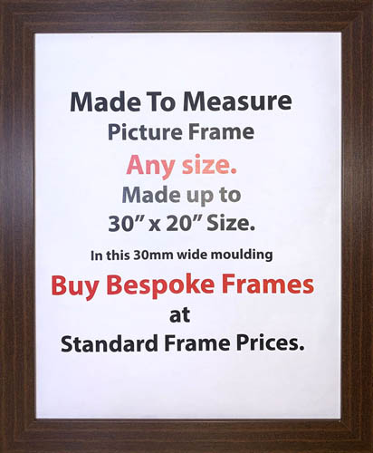 Custom & Made to Measure Picture Frames | 30mm Wide Moulding
