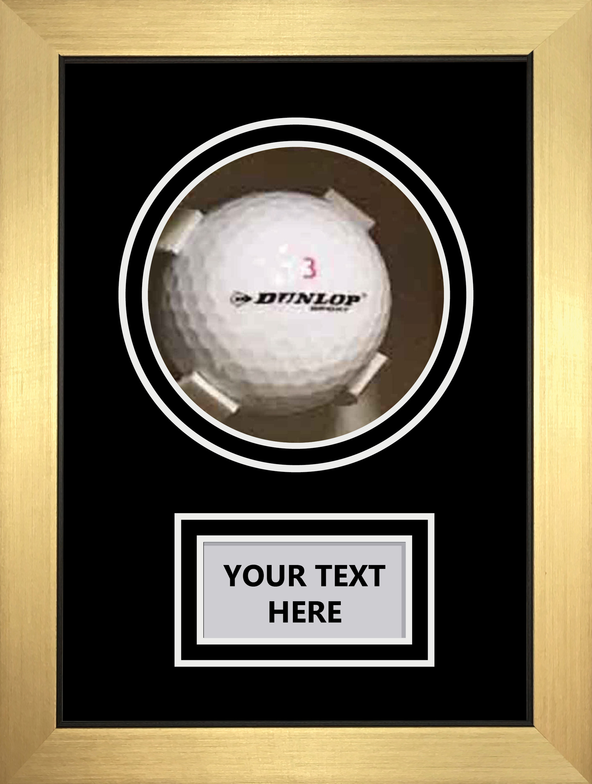 Golf Ball Display Case for Signed Golf Ball
