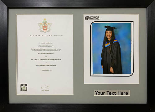 Graduation Picture Photo Frames 10" x 8" Photograp A4 Certificate 30mm Moulding