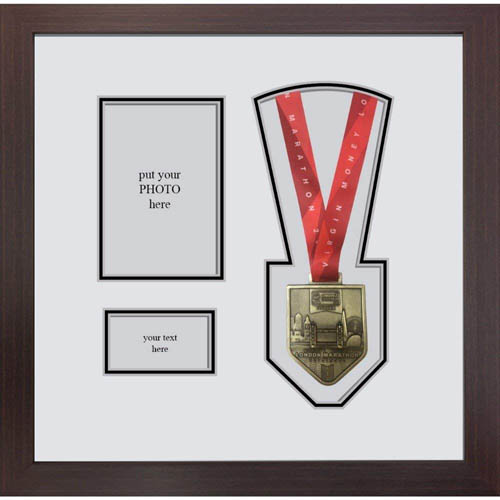 London Marathon 2019 Display Frame for medal, Title and Photo