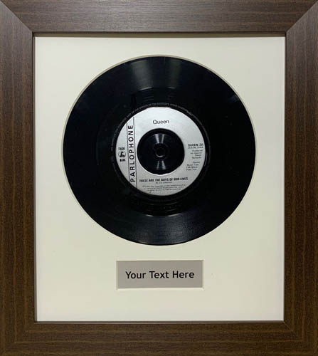7 Inch Single Vinyl LP Record Frame with Title 