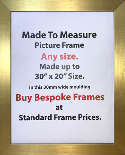 Bespoke Custom Made Commercial Picture Framing Services | 30mm Wide Moulding