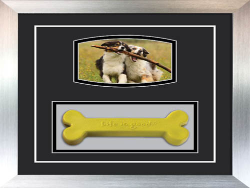 Personalised Pet Photo Picture frame Dog Collar Memory frame