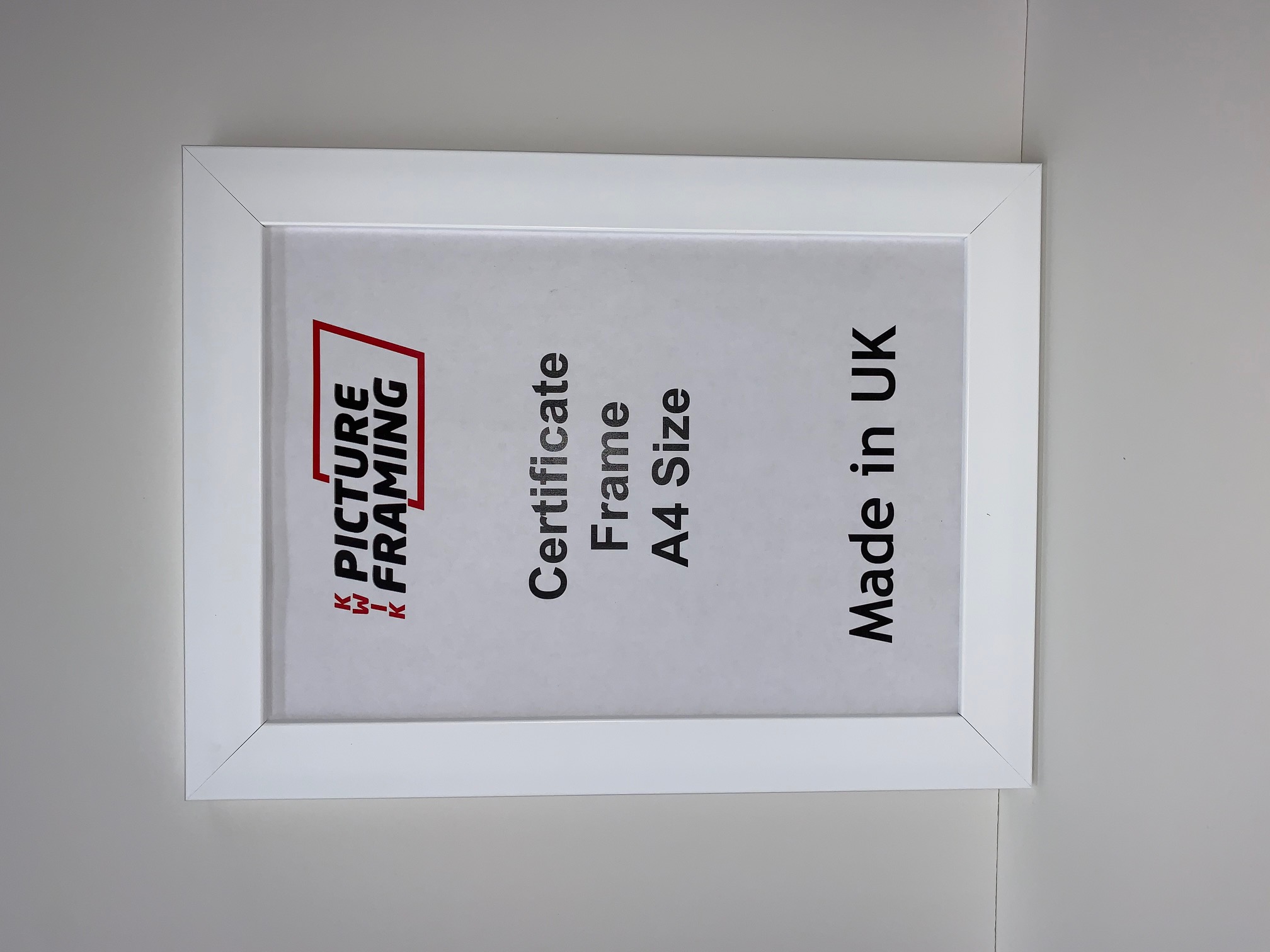 A4 Certificate Frame