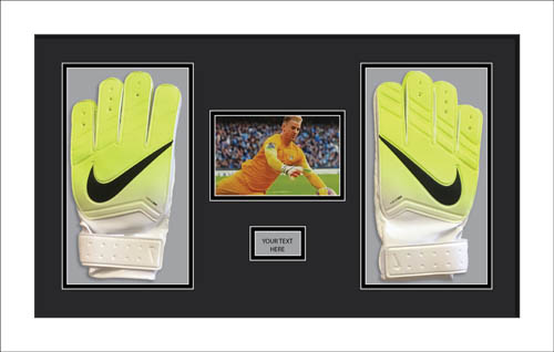 Goalie Glove Display Case Frame for any size football goalie glove