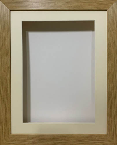 4 inch Deep Shadow 3D Box Picture Frame - Ivory Mount