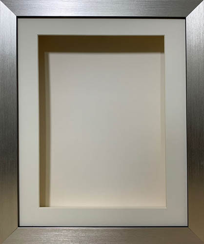2 inch Deep Shadow 3D Box Picture Frame - White Mount