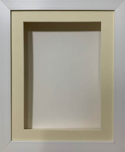 3 inch Deep Shadow 3D Box Picture Frame - Ivory Mount