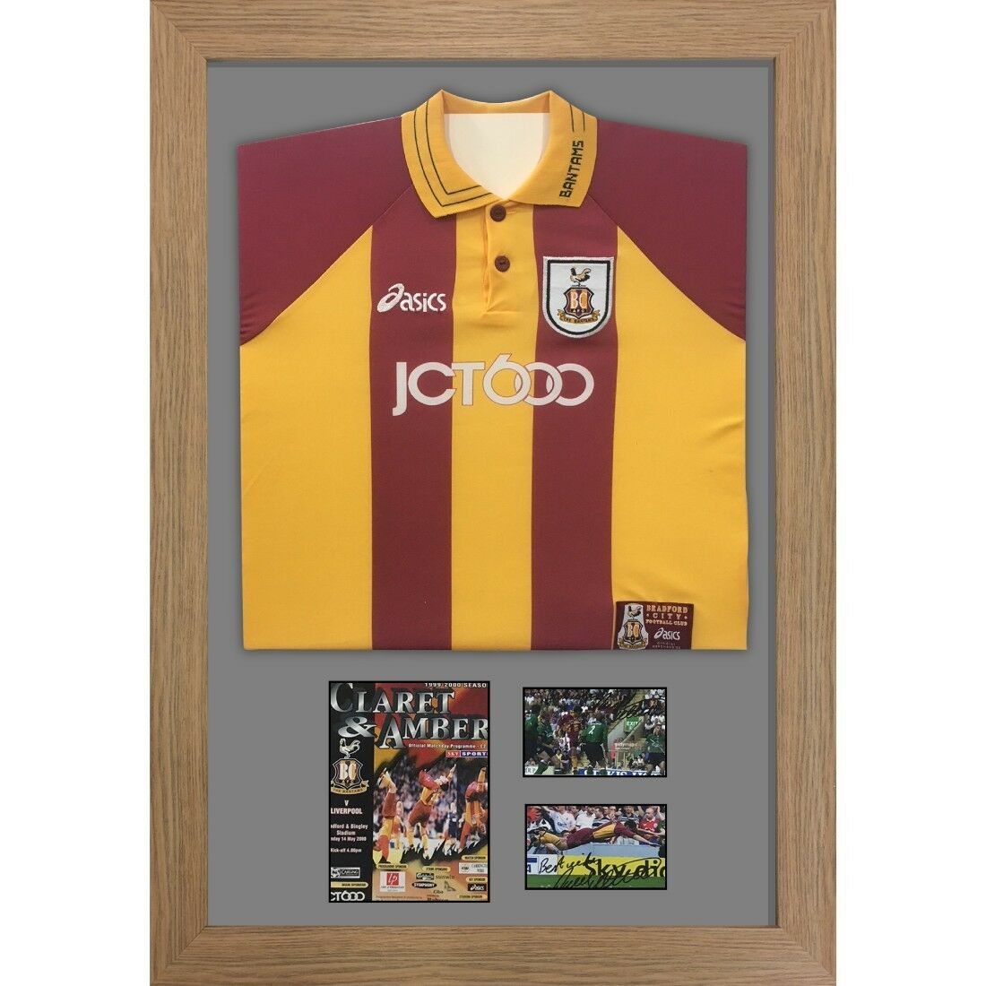 DIY Football Shirt Frame with Football Program and 2x6” x 4” photos