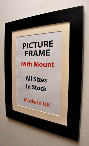 40mm Black Picture Frame with Multiple Mount