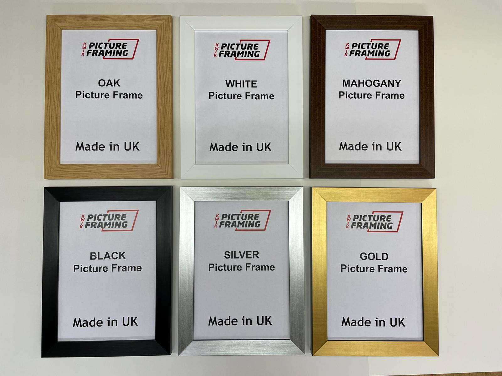 30mm wide Picture Frames in Wholesale Trade Prices in Packs of 6