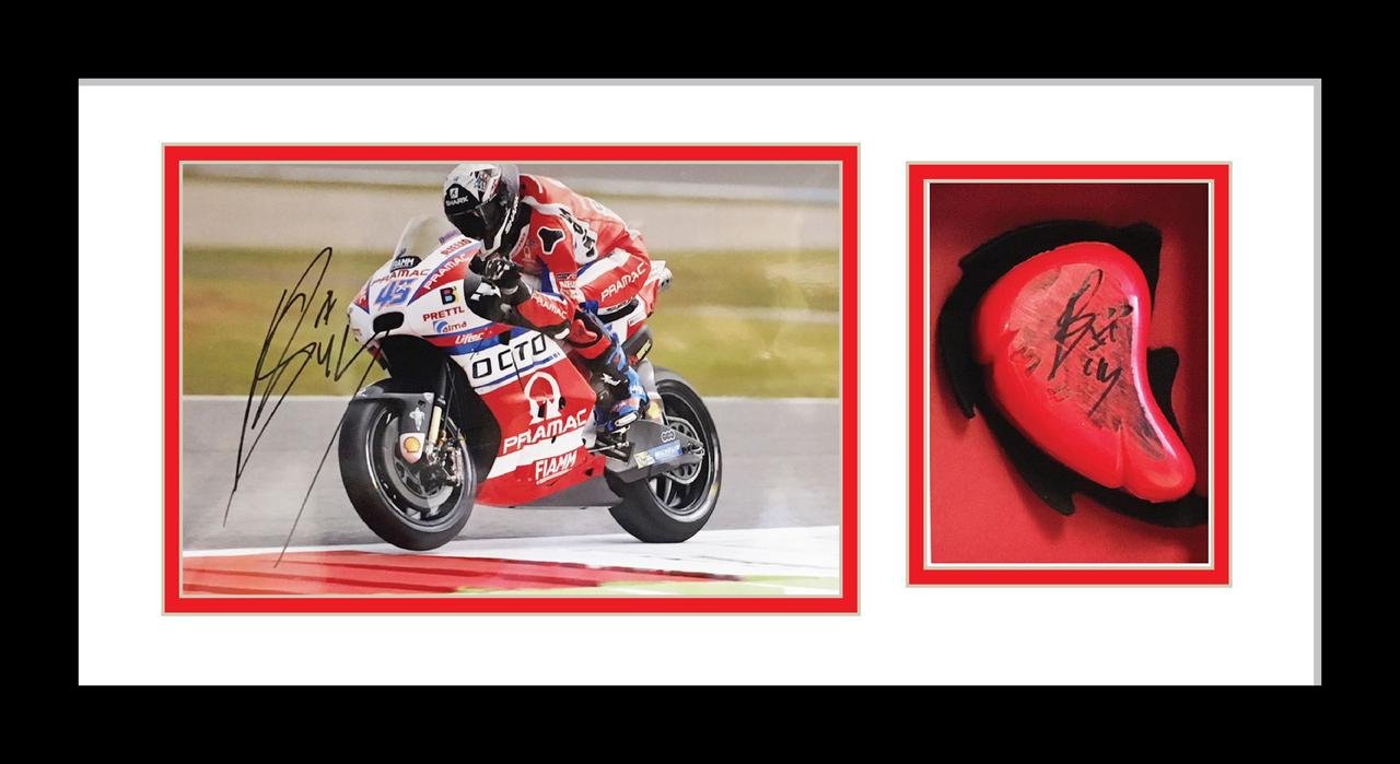 Moto GP Display Frame for 10” x 8” Signed Photo and Knee Slider