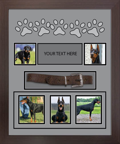 In Loving Memory, Personalised Pet Photo frame Black 20” x 16” Cat Dog Animals