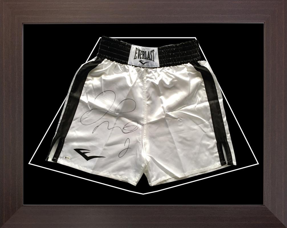 Boxing Shorts Frame For Anthony Joshua With Free 2 X 6” X 4” Photos White Mount 