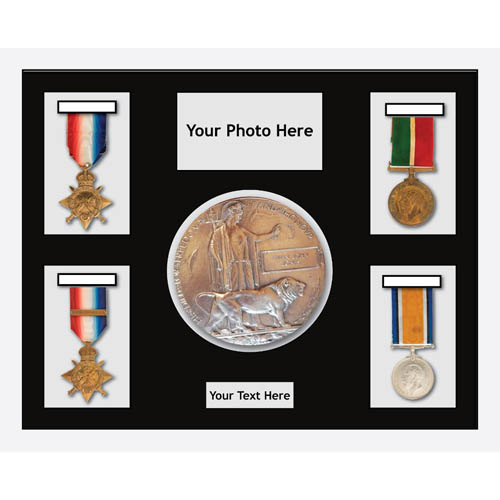 Memorial Plaque Medal Frame 3d Box Frame World War Military Medals