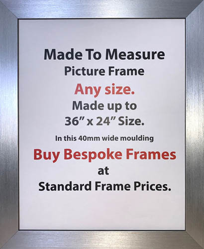 Made to Measure Bespoke Custom made Artwork Photo Frame | 40mm Wide Moulding