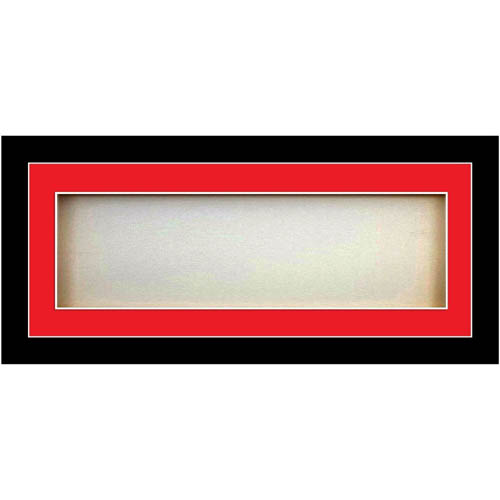 Rectangle 3D Cube panoramic box frames for baby cast - Red Mount