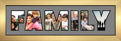 FAMILY Photo Frame Personalised Name Frame | FAMILY Word Photo 3D Frame For FAMILY